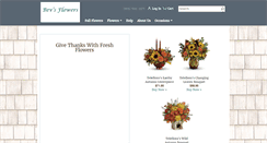 Desktop Screenshot of bevsflowers.ca